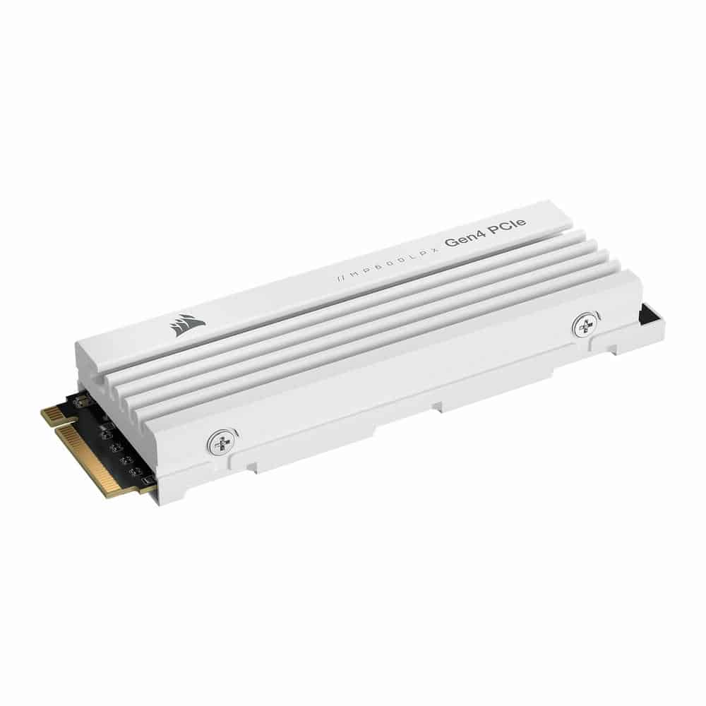 (image for) Corsair MP600 PRO LPX White 1TB M.2 PCIe Gen 4 NVMe SSD/Solid State Drive